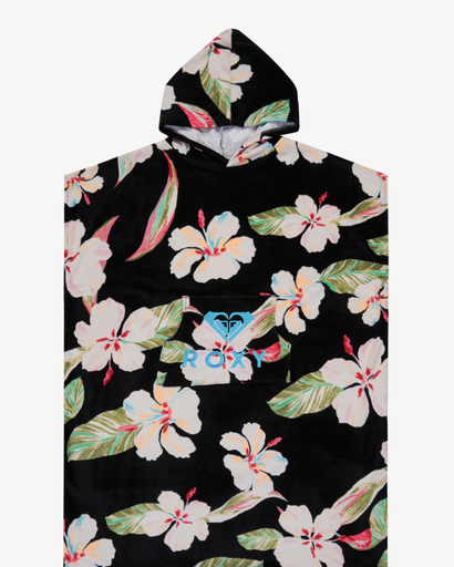 Poncho Roxy Stay Magical Printed - Anthracite Spring Charming