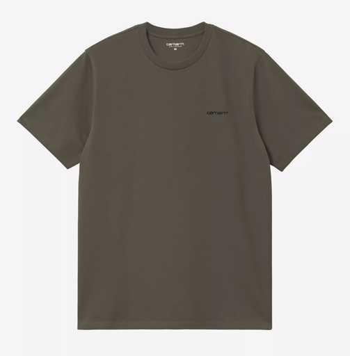 Camiseta Carhartt WIP Script Embroidery - Cypress/Black