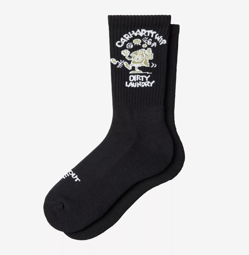 Calcetines Carhartt WIP Dirty Laundry - Black