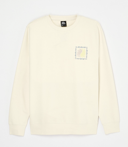 Sudadera Quiksilver Vibes Crew - Bone (weg0)