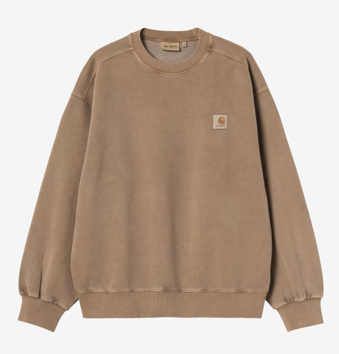 Sudadera Carhartt WIP Vista - WIP H Brown (Garment dyed)