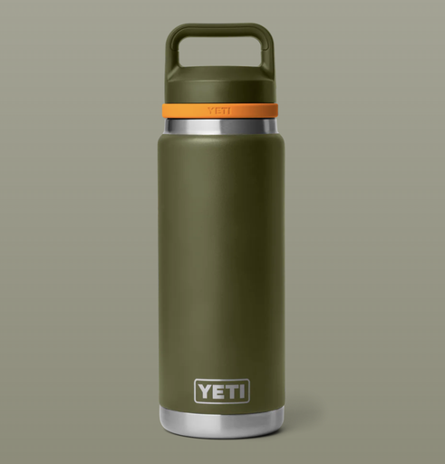 Botella Yeti Rambler 26 oz (769 ml) - Olive/King Crab Orange
