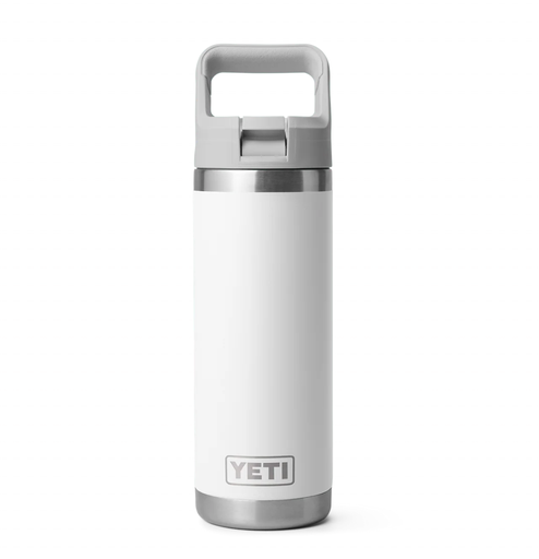 Botella con Tapa de Pajita Yeti Rambler 18 oz (532 ml) - White/White
