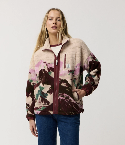 Polar con Cremallera Rip Curl Search Series Bonded - Dark Plum
