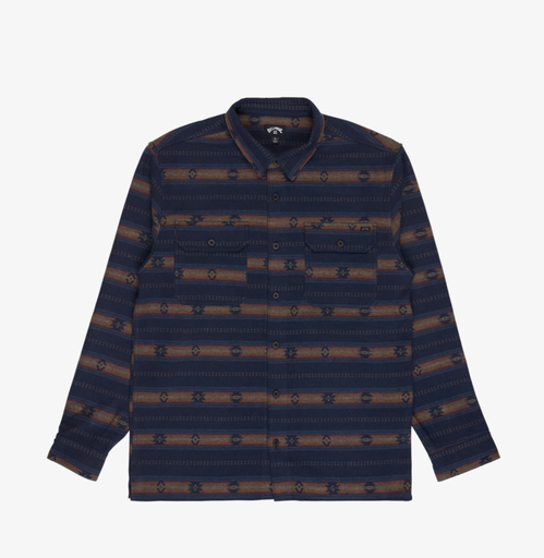 Camisa Billabong OffShore Jacquard Flannel - Navy