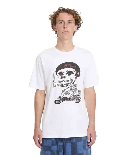Camiseta Volcom Pierbike - White