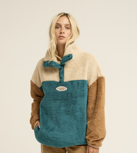 Polar con Media Cremallera Billabong Since 73 Vibes - Colonial Blue