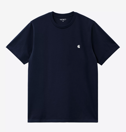 Camiseta Carhartt WIP Madison - Dark Navy/White