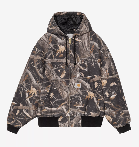 Chaqueta Carhartt WIP OG Active - Camo Feather Tree/Black (Heavy stone wash)