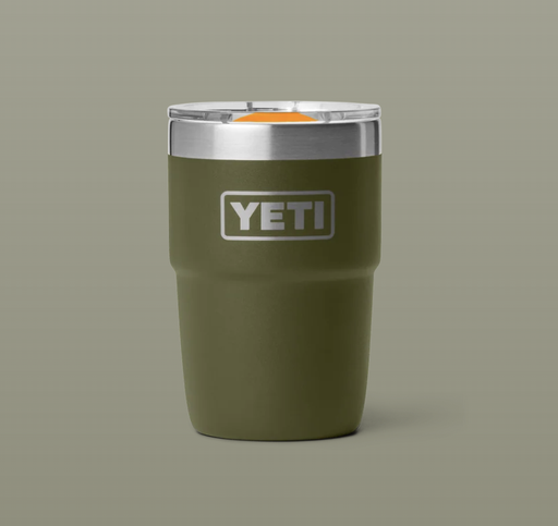 Vaso Apilable Yeti Rambler 8 oz (236 ml) - Olive/King Crab Orange