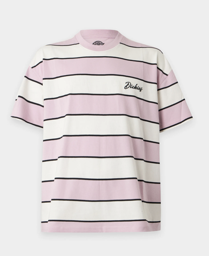 Camiseta Dickies Embroidery Stripe - Ecru