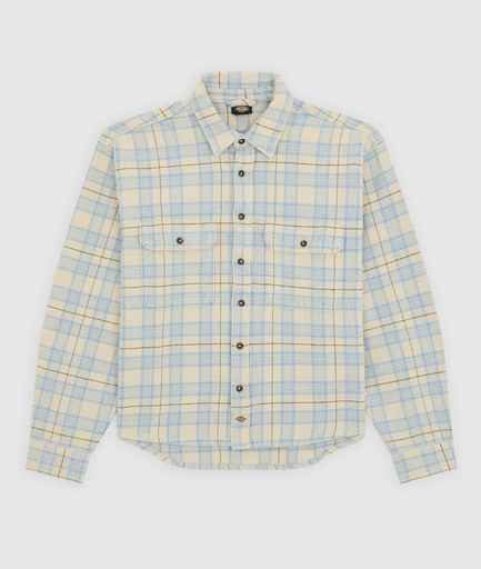 Camisa Dickies Dad Flannel - Wood Ash