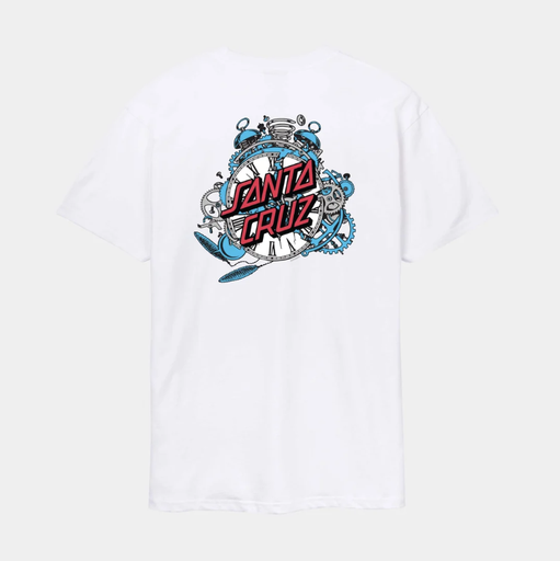 Camiseta Santa Cruz Grabke Exploding Dot - White