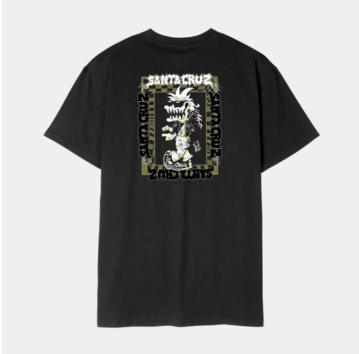 Camiseta Santa Cruz Punk Gremlin Front - Black