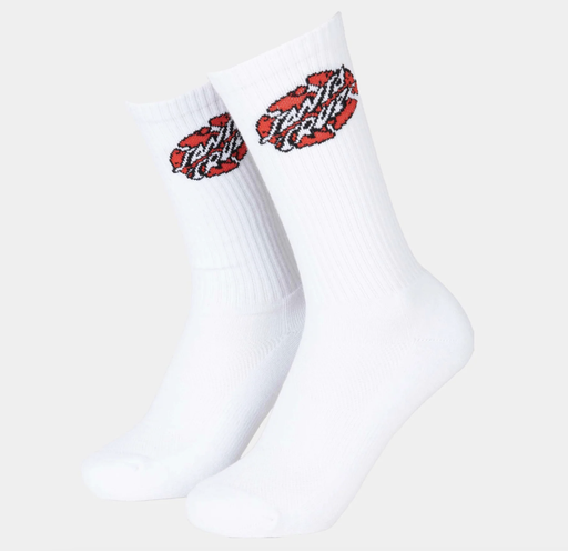 Calcetines Santa Cruz Broken Dot - White