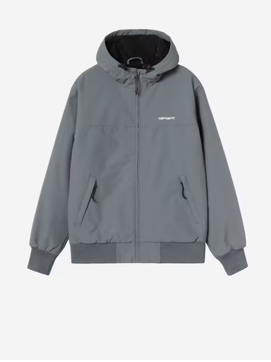 Chaqueta Cortavientos Carhartt Hooded Sail Jacket -Styx/White