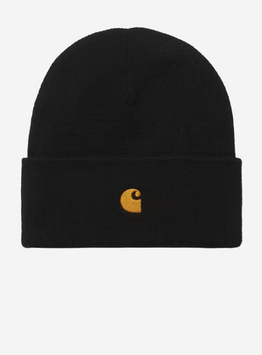 Gorro Carhartt WIP Chase - Black/Gold