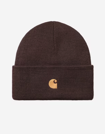 Gorro De Invierno Carhartt WIP Chase - Palisander / Gold