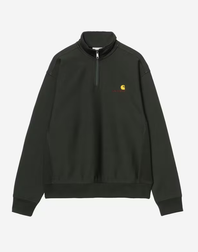 Sudadera Sin Capucha Con Cremallera Carhartt WIP American Script - Raven