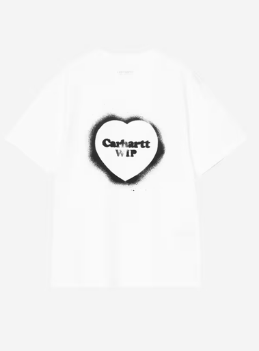 Camiseta Carhartt WIP W' Spray Heart - White