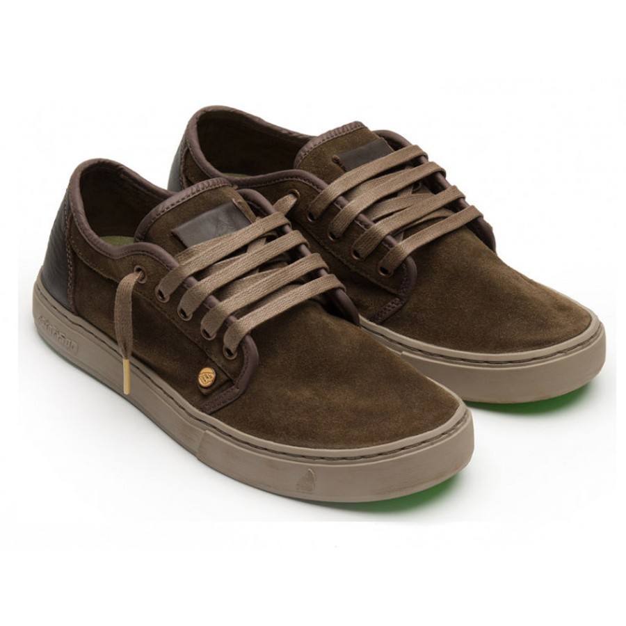 Zapatos Satorisan Heisei Suede - Bitumen Brown