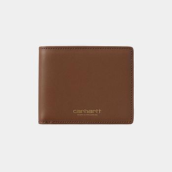 Cartera Carhartt WIP Vegas Billfold - Cognac/Gold