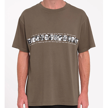 Camiseta Volcom Skate Vitals Remy - Dark Earth