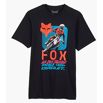 Camiseta Fox x Pro Circuit - Negro (BLK)