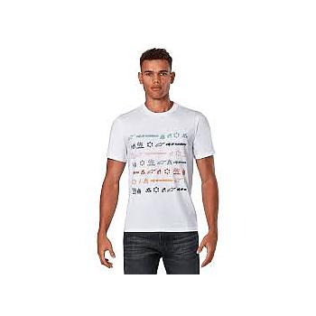 Camiseta Alpinestars Glyfs CSF Tee - (White)