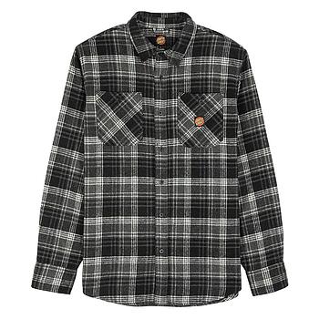 Camisa Franela Santa Cruz Apex - Black Check