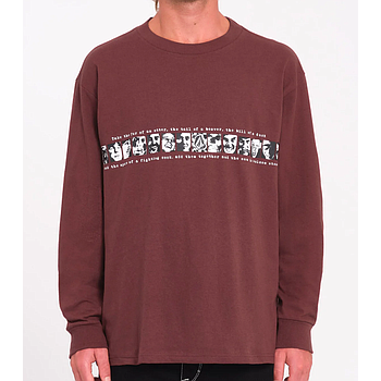 Camiseta Volcom Skate Vitals Remy - Merlot