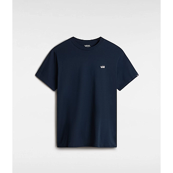 Camiseta Vans Left Chest Logo - Navy/White