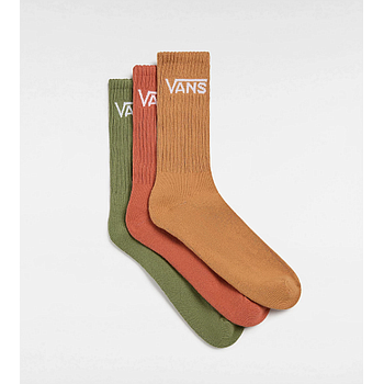 Calcetines Vans Classic Crew - Brown Sugar (3 pares)