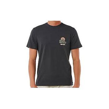 Camiseta Rip Curl Hazey Tee - Washed Black