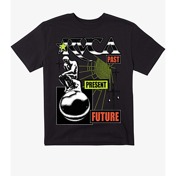 Camiseta RVCA Web Poster - Black