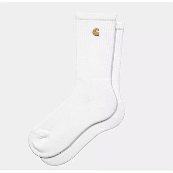 Calcetines Carhartt Wip Chase - White/Gold
