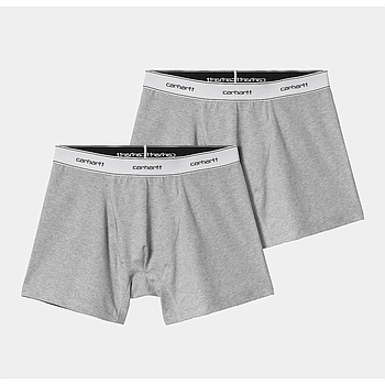 Calzoncillos Carhartt WIP Cotton Trunks - Grey Heather/Grey Heather