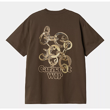 Camiseta Carhartt WIP Linked Charms - Liberica/Gold