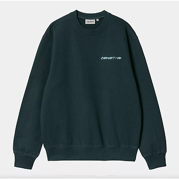 Sudadera Carhartt WIP Greatest Flicks - Deep Lagoon