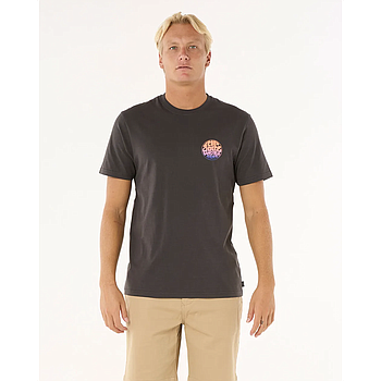Camiseta Rip Curl Wettie Passage Icon - Washed Black