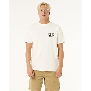 Camiseta Rip Curl Shield - Bone