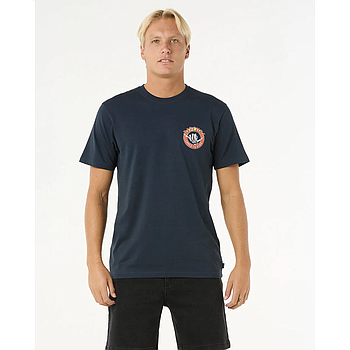 Camiseta Rip Curl Shred Til - Dark Navy