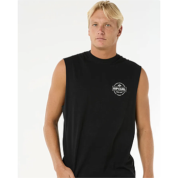Camiseta Sin Mangas Rip Curl Stapler - Black