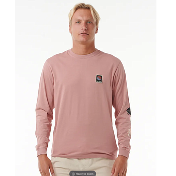 Camiseta Manga Larga Rip Curl Salt Water Culture - Mushroom