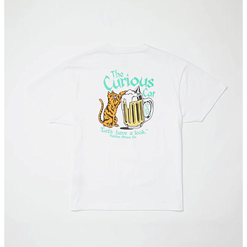Camiseta Volcom Curious Cat - White