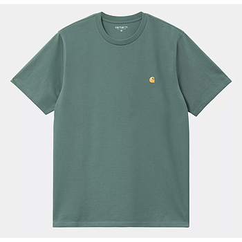 Camiseta Carhartt WIP Chase - Silver Pine/Gold
