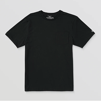 Camiseta Volcom Solid Pocket - Black