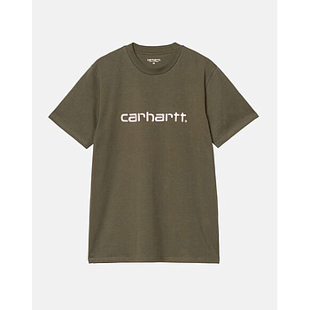 Camiseta Carhartt WIP Script - Turtle/Air Pink
