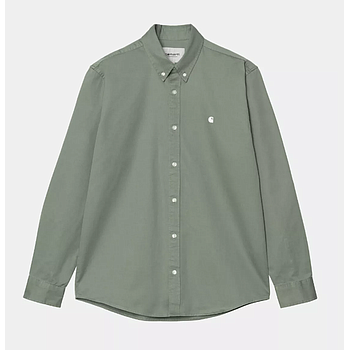 Camisa Carhartt WIP L/S Madison - Park/White