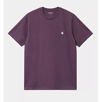 Camiseta Carhartt WIP Madison - Huckleberry/White